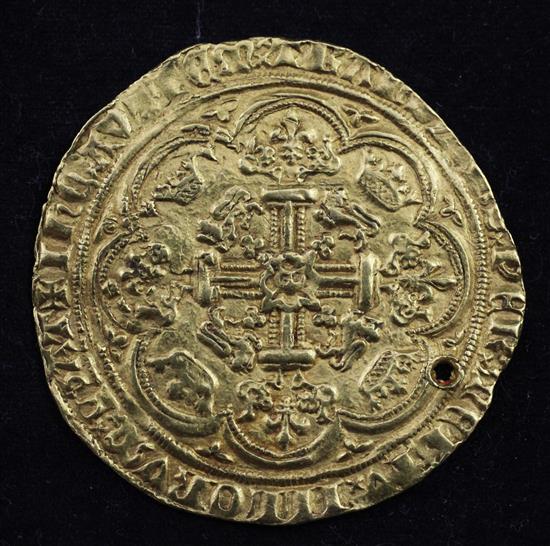 An Edward III hammered gold noble, 1361-69,